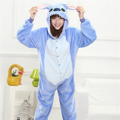 Adult Blue Stitch Kigurumi