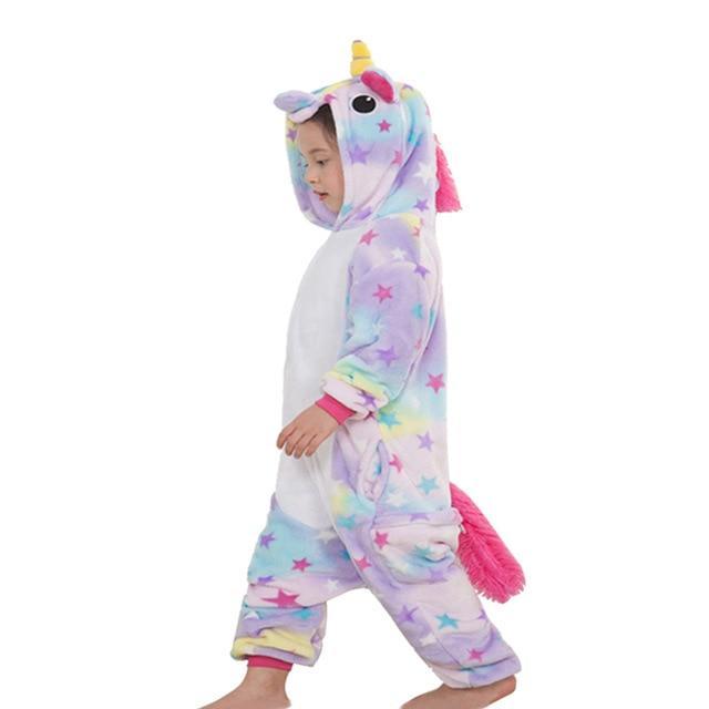 Kids Stars Unicorn Kigurumi