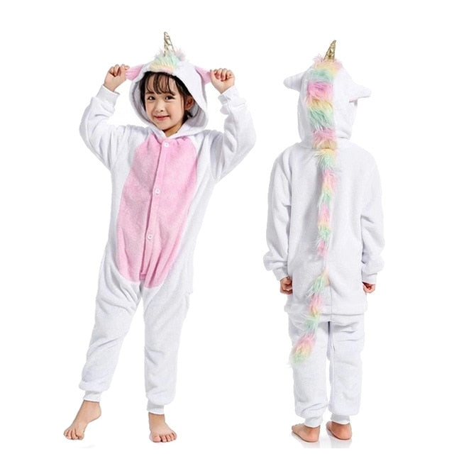 Kids Stars Galaxy Unicorn Kigurumi