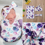 Inspirad Floral Cotton Set For Baby